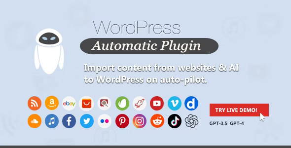 WordPress Automatic Plugin By ValvePress Nulled Download Free