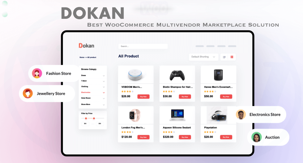 Dokan – MultiVendor Marketplaces Plugin For WordPress v3.11.3 Nulled Free Download