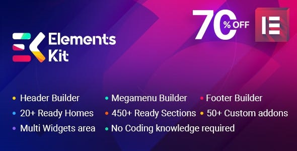 ElementsKit – Ultimate Addons for Elementor Page Builder