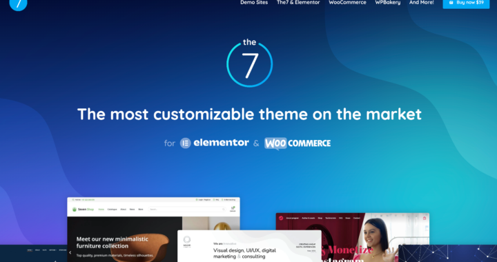 The7 – Website and eCommerce Builder for WordPress v11.16.0.1 Nulled Free Download